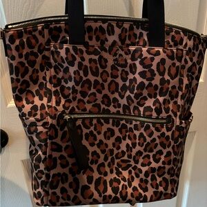 Kate Spade Chelsea Leopard Convertible Backpack